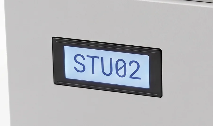 Pantalla de control de la STU02